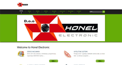 Desktop Screenshot of honel-electronic.com