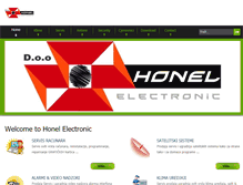 Tablet Screenshot of honel-electronic.com